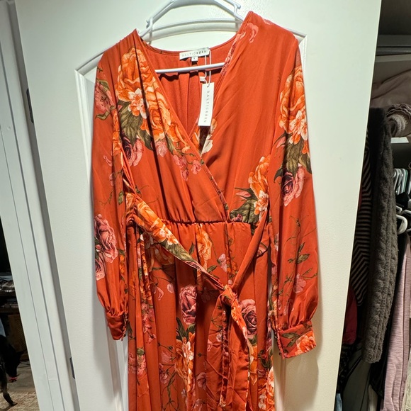 NEW | Baltic Born | Lydia Rust Floral Maxi Dress - Picture 3 of 6